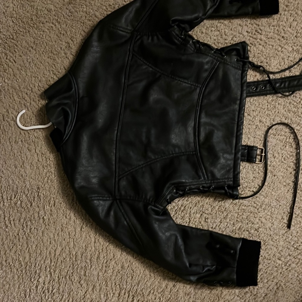 Beautiful pilot leather jacket